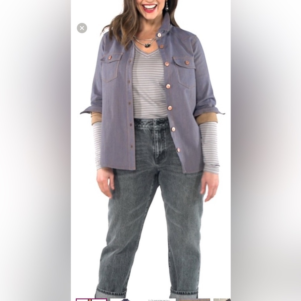 Euc Cabi Workshop Jean Jacket - image 1